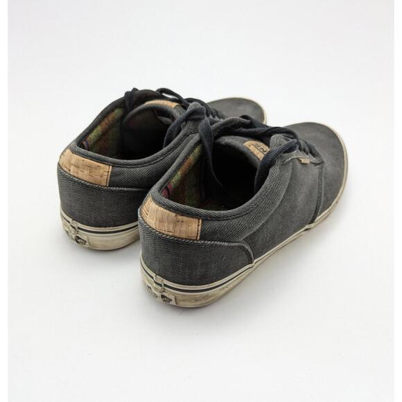 Mens Vans Era 59 Ultracush Gray Twill Cork Trim Fat Tongue Skate Shoes Size 13 - Picture 4 of 7